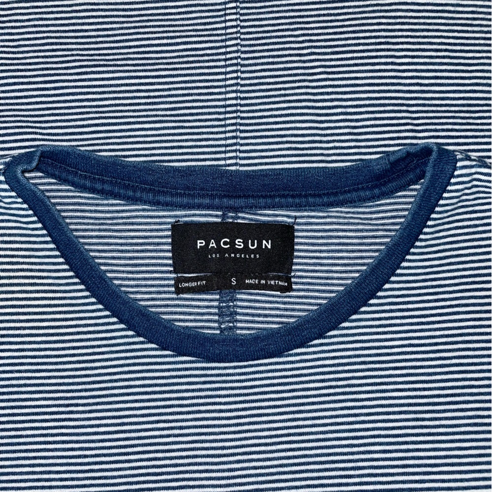 BUNDLE 6 Basic Striped Tees (S/M) Pacsun/On the Byas - Picture 3 of 13